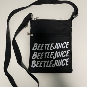 Beetlejuice Black Crossbody Bag
